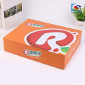 Custom logo design clothes packaging corrugated paper box